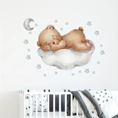 Dreamy Bear Nursery Wall Sticker - Nursery Stickers