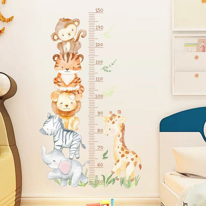 Beautiful nursery wall stickers with forest theme