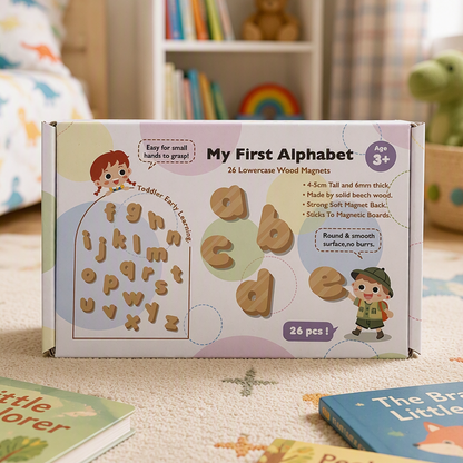 Wooden Alphabet Magnets