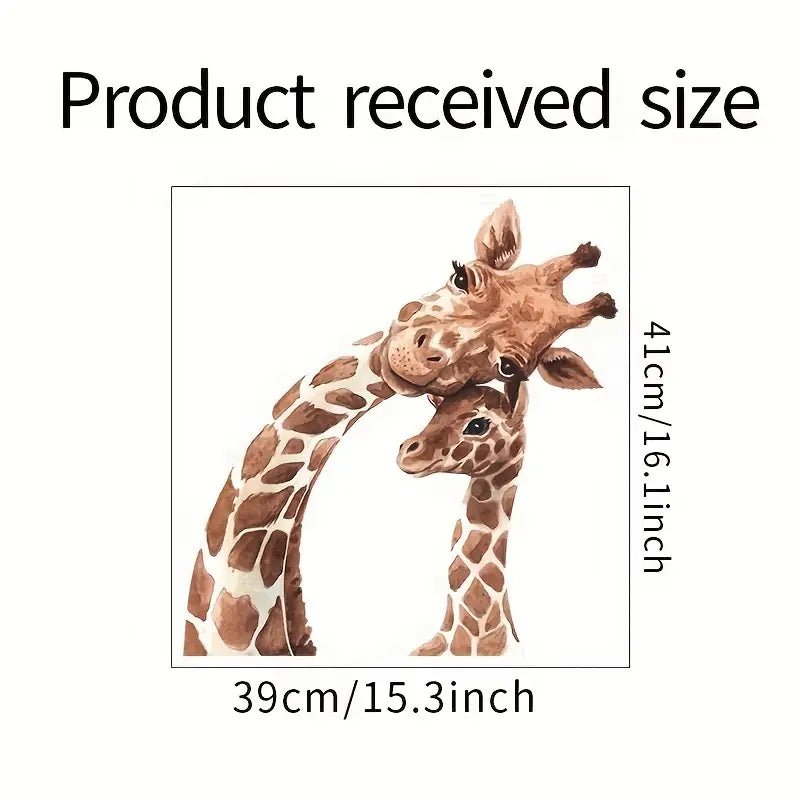 Lifelike Giraffe Nursery Wall Sticker - Nursery Stickers