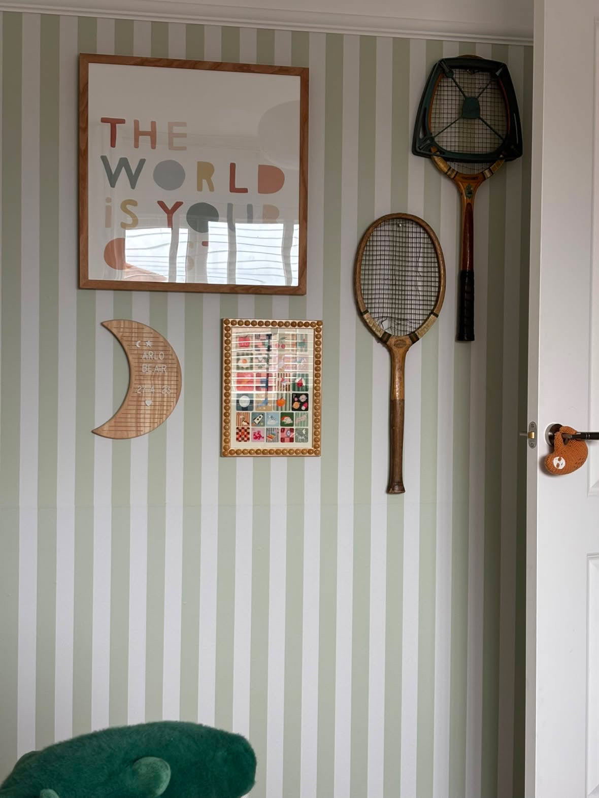 Striped Panel Wall Sticker
