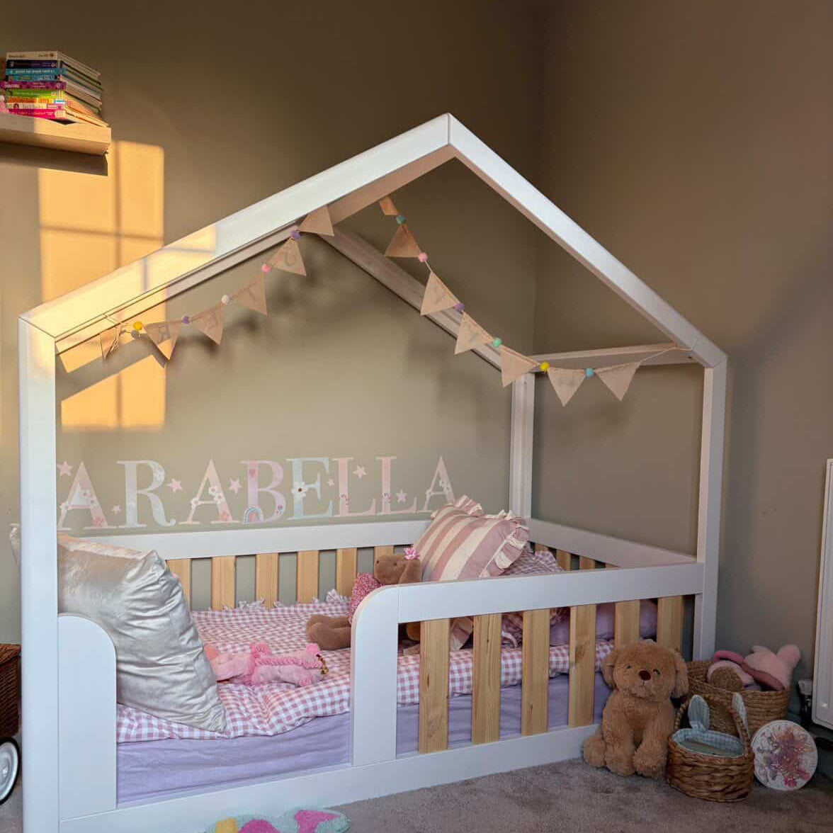 Rainbow Garden Personalised Names Nursery Wall Stickers