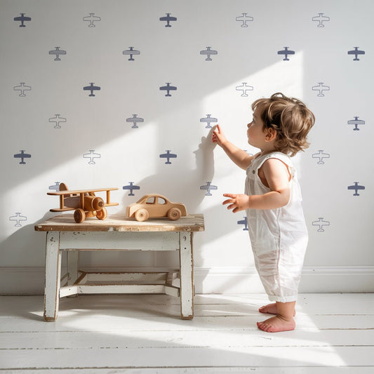 Tiny Planes Nursery Wall Stickers - Nursery Stickers
