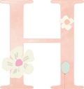 Letter H - Rainbow Garden