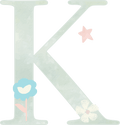 Letter K - Rainbow Garden