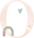 Letter O - Rainbow Garden