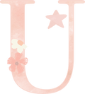 Letter U - Rainbow Garden