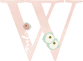 Letter W - Rainbow Garden