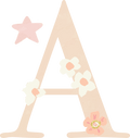 Letter A - Rainbow Garden