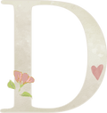 Letter D - Rainbow Garden