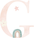 Letter G - Rainbow Garden