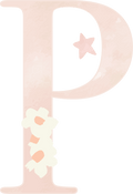 Letter P - Rainbow Garden