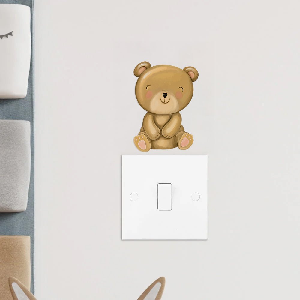 Animal Light Switch Wall Sticker - Nursery Stickers