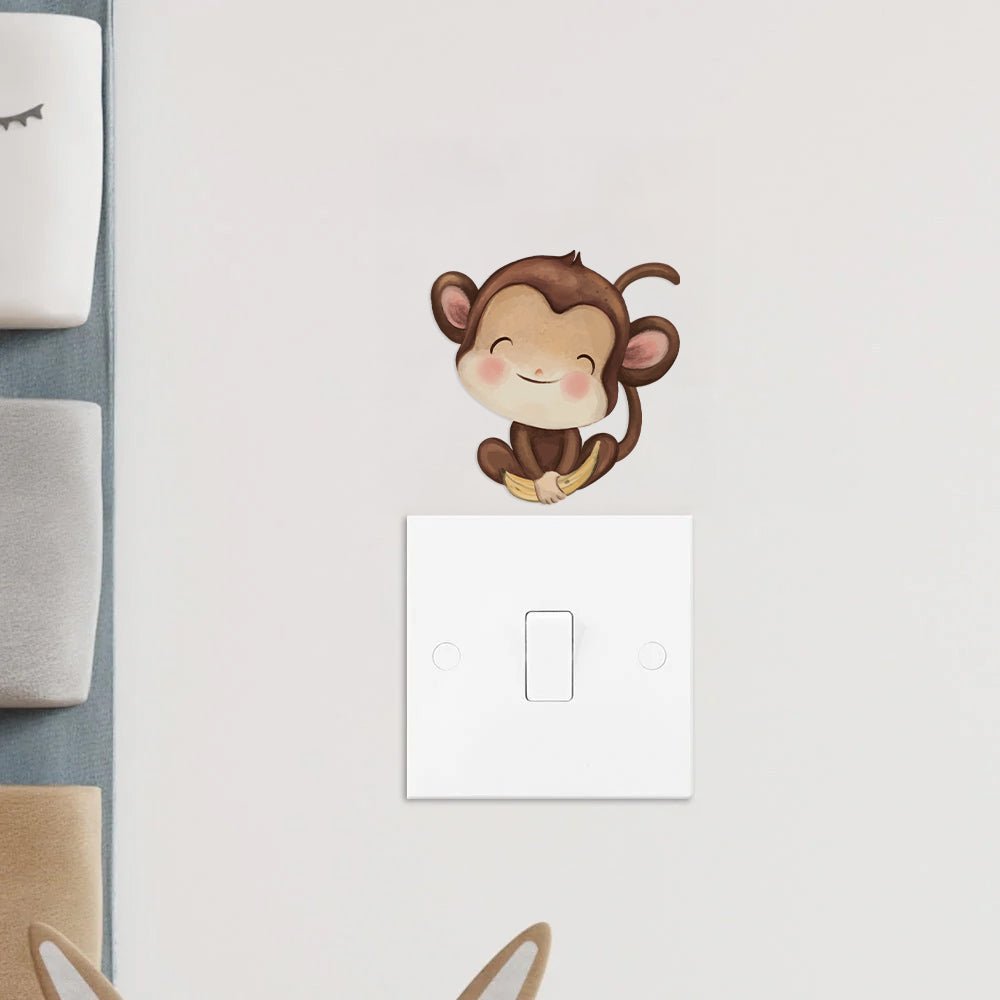 Animal Light Switch Wall Sticker - Nursery Stickers