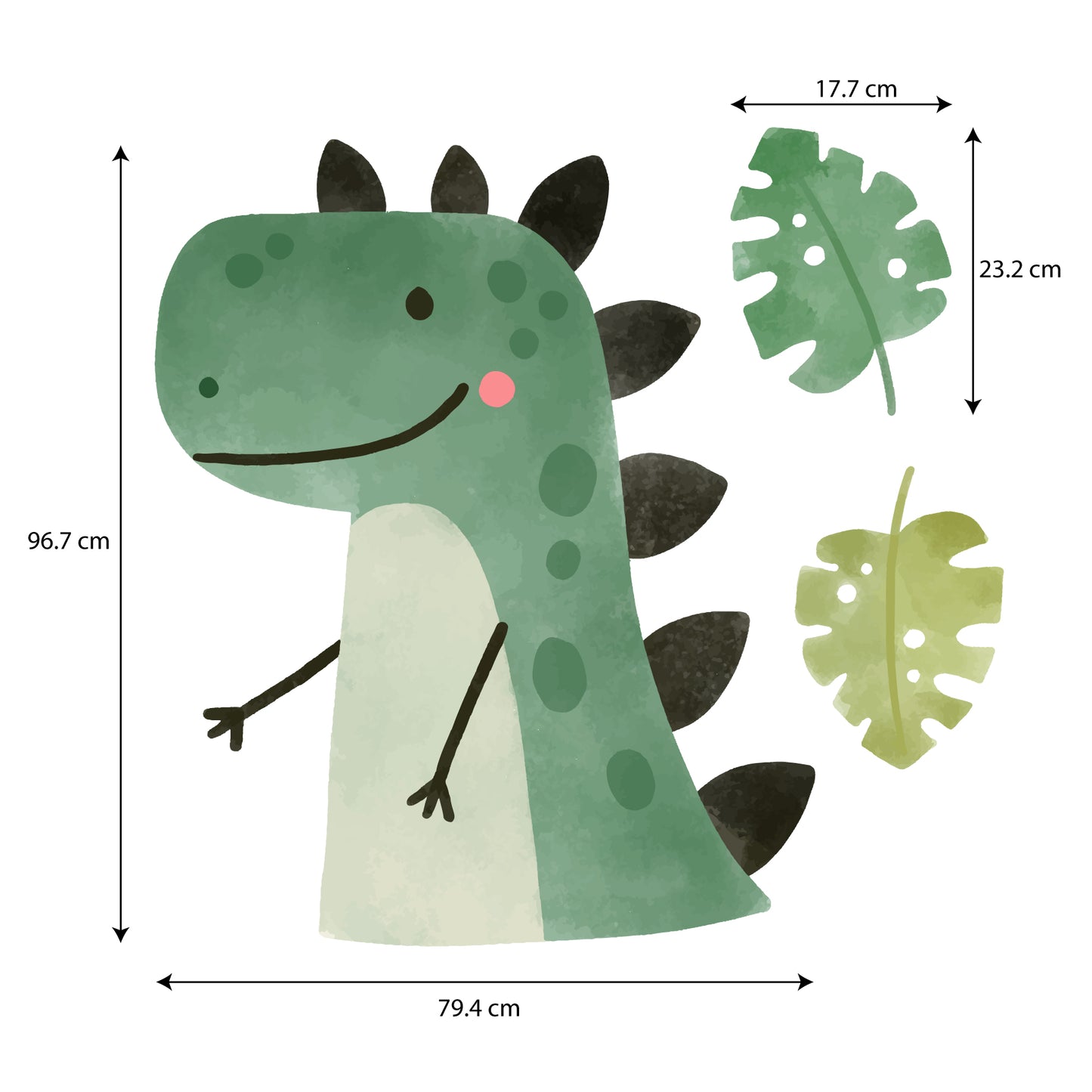 Friendly Dinosaur Nursery Wall Sticker - Nursery Stickers