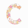 Letter C - Floral