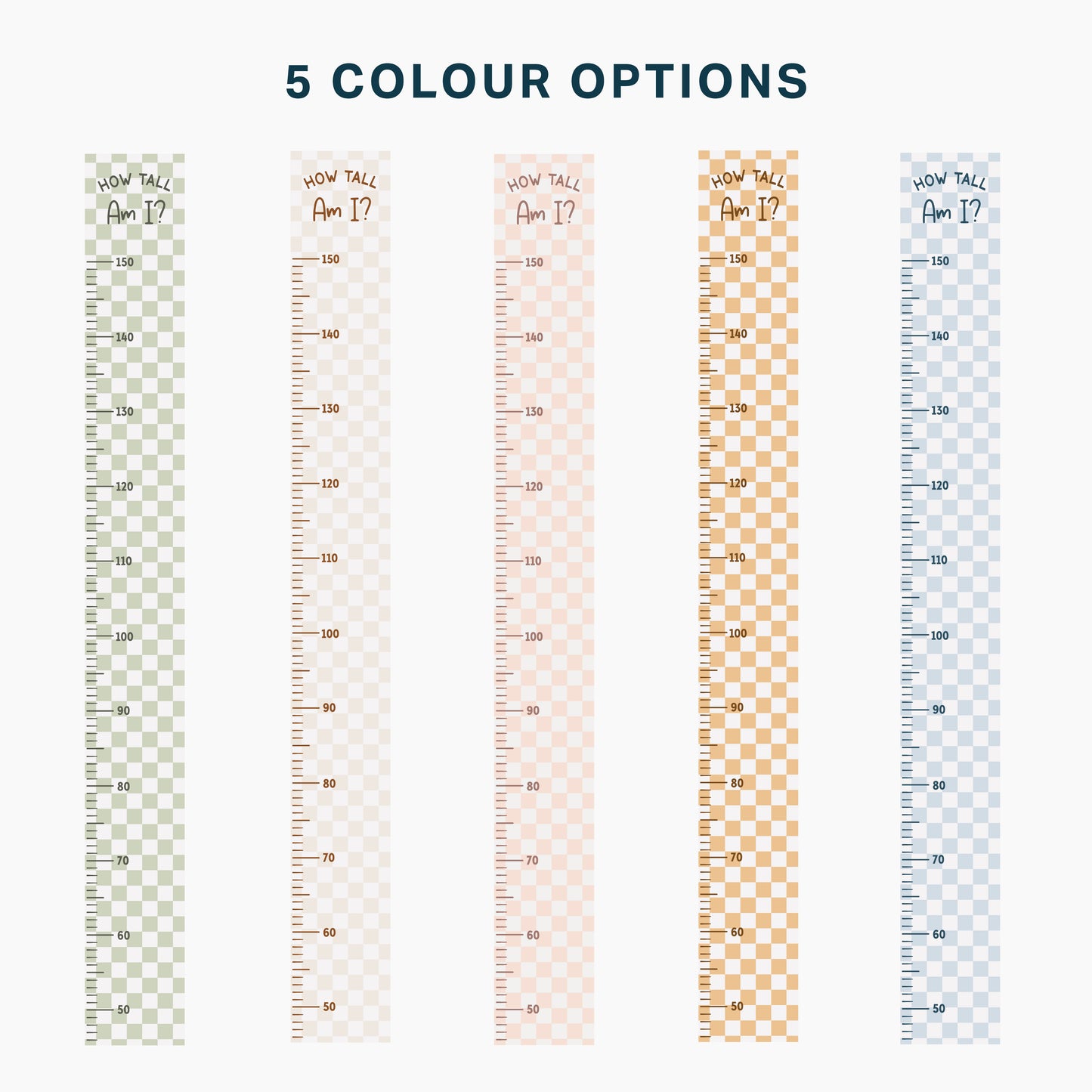 Check Kids Height Chart Wall Sticker