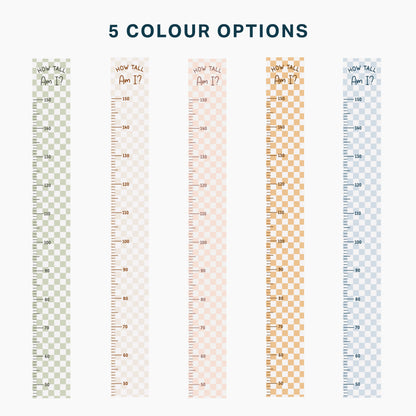 Check Kids Height Chart Wall Sticker