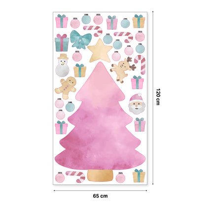 Christmas Tree Wall Sticker Play Set