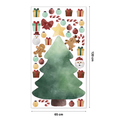 Christmas Tree Wall Sticker Play Set