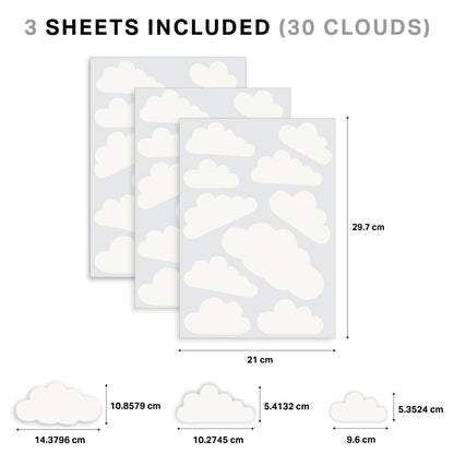 Cloud Nursery Wall Stickers - Nursery Stickers