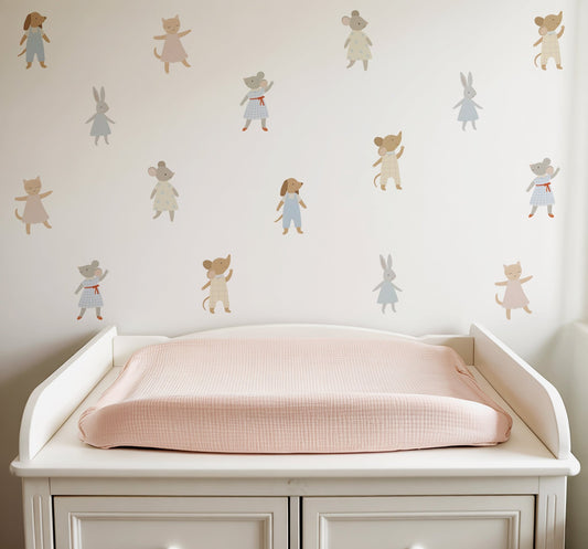 Dancing Animals Nursery Wall Stickers - Nursery Stickers