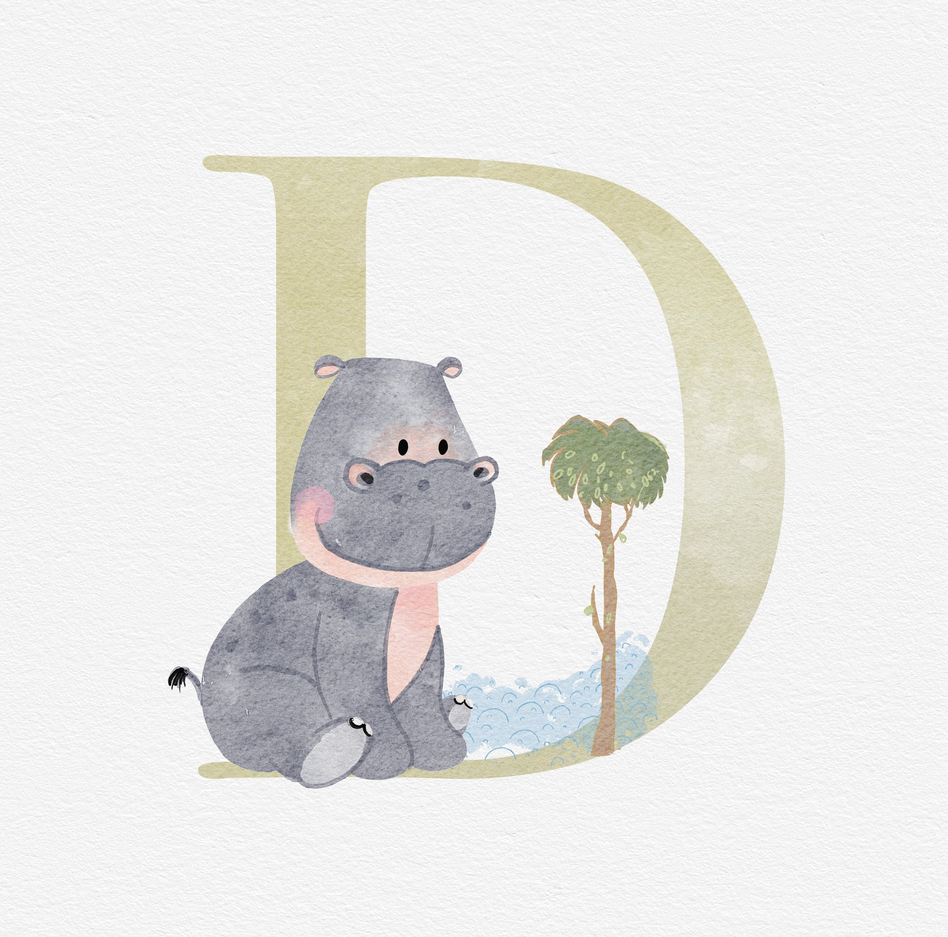 Letter D - Nursery Stickers