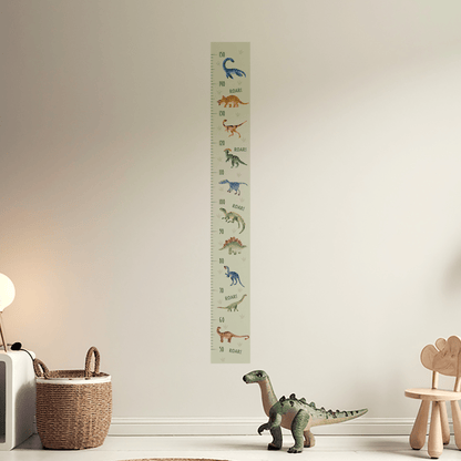 Dinosaur Height Chart Nursery Wall Stickers - Nursery Stickers