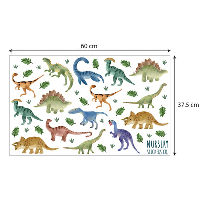 Dinosaur Adventure Nursery Wall Stickers - Nursery Stickers