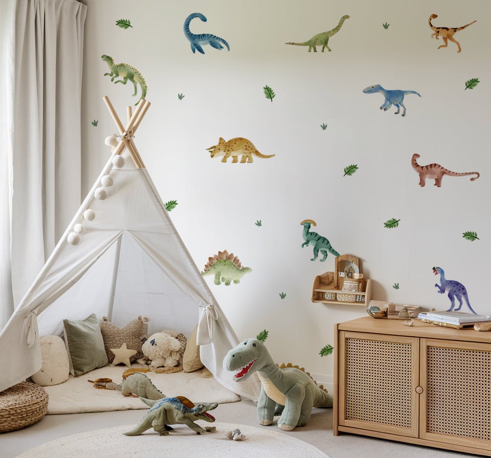 Dinosaur Adventure Nursery Wall Stickers - Nursery Stickers