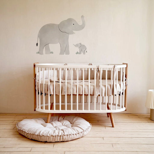 Mama & Baby Elephant Wall Sticker - Nursery Stickers