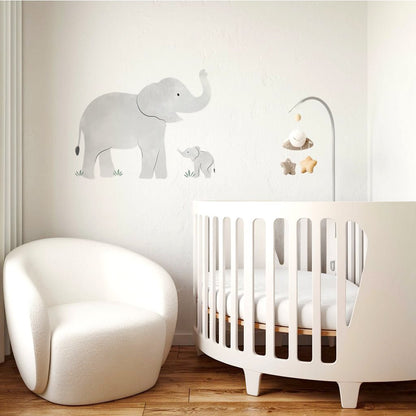 Mama & Baby Elephant Wall Sticker - Nursery Stickers