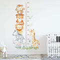 Safari Adventure Height Chart Nursery Wall Sticker