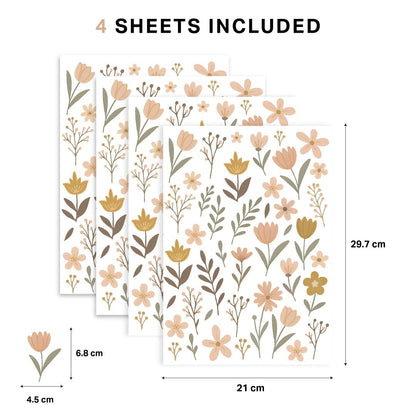 Wildflower Meadow Nursery Wall Stickers - Nursery Stickers