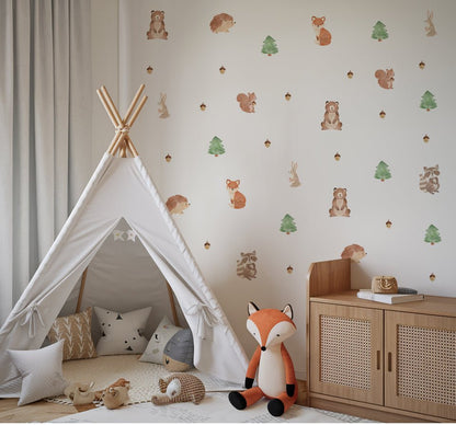 Forest Friends Animal Wall Stickers - Nursery Stickers