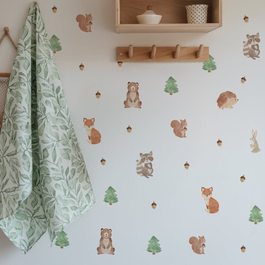 Forest Friends Animal Wall Stickers - Nursery Stickers