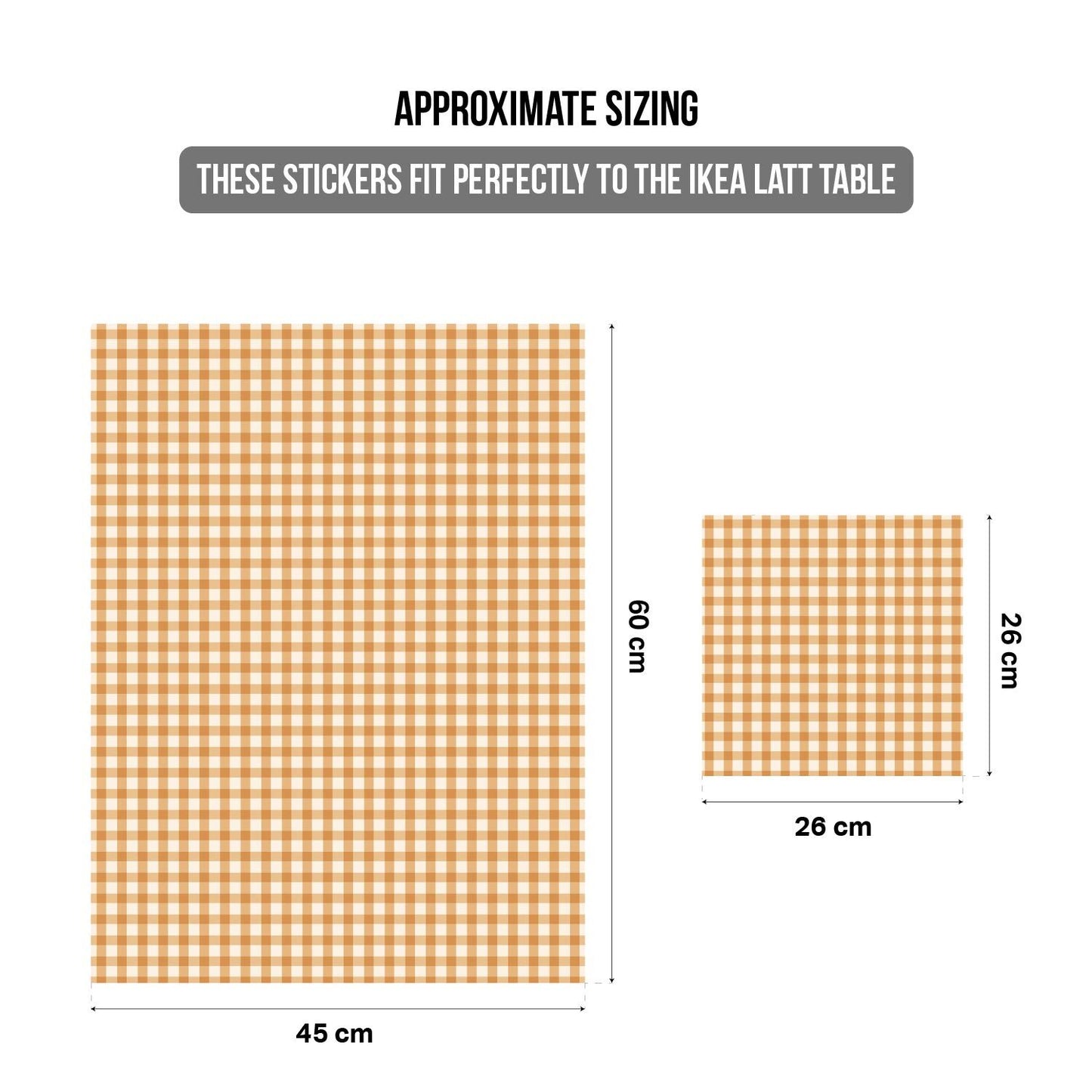Check Stickers For Ikea LÄTT Table