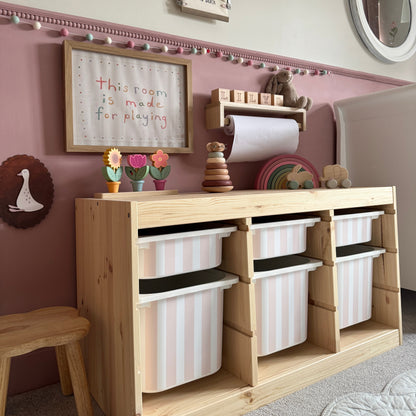 Striped Stickers For Ikea Trofast Drawers