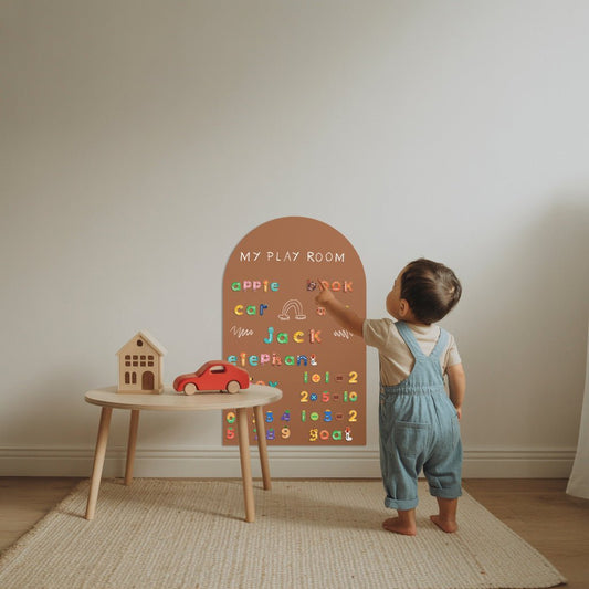 Removable Magnetic Arch Chalk Board Wall Sticker - Nursery Stickers