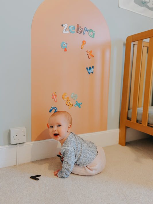 Removable Magnetic Arch Chalk Board Wall Sticker