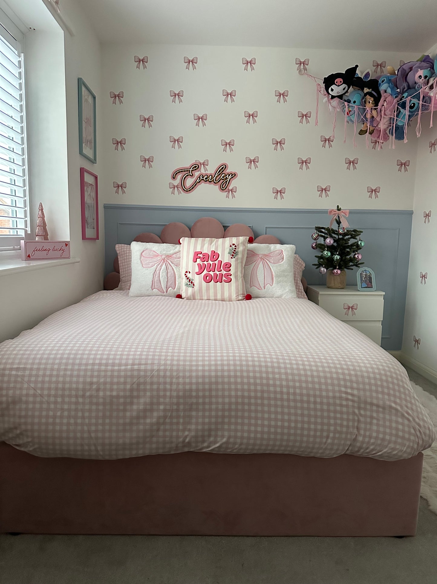 Pink Bow Wall Stickers
