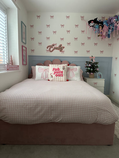 Pink Bow Wall Stickers