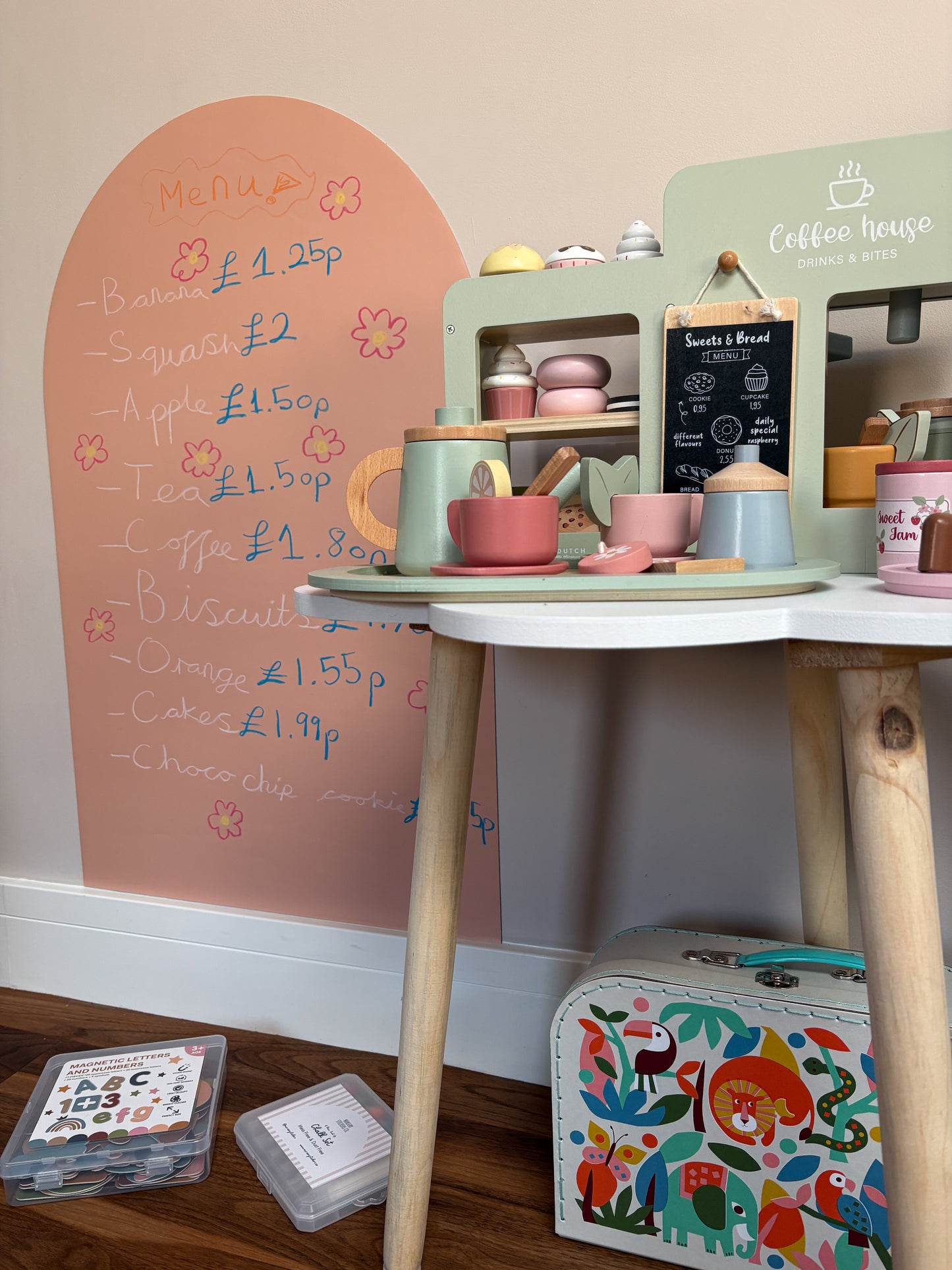 Removable Magnetic Arch Chalk Board Wall Sticker