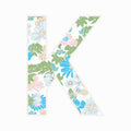 Letter K - Floral