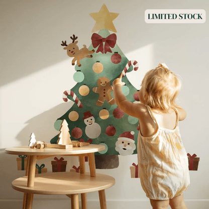 Christmas Tree Wall Sticker Play Set - Nursery Stickers