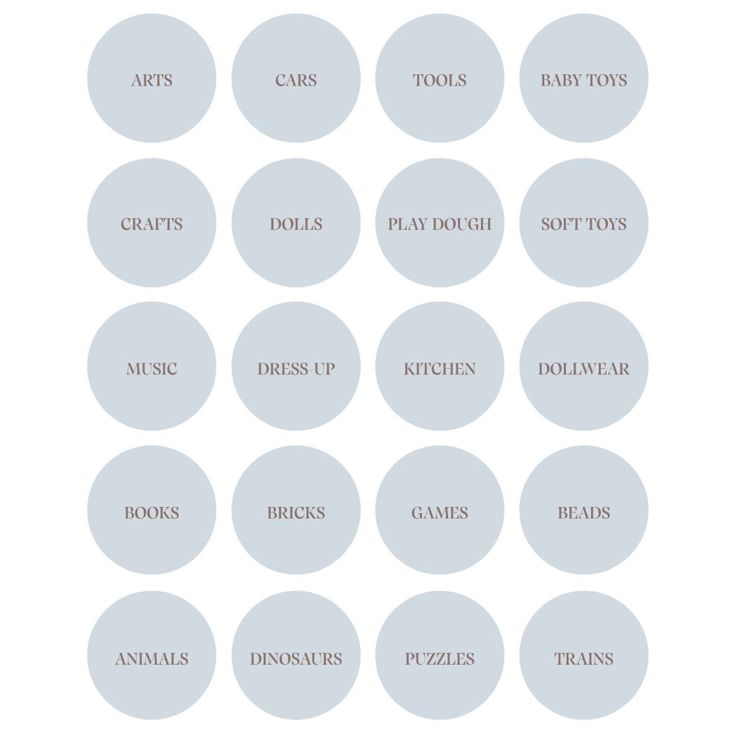 Ikea Trofast & Toy Storage Labels