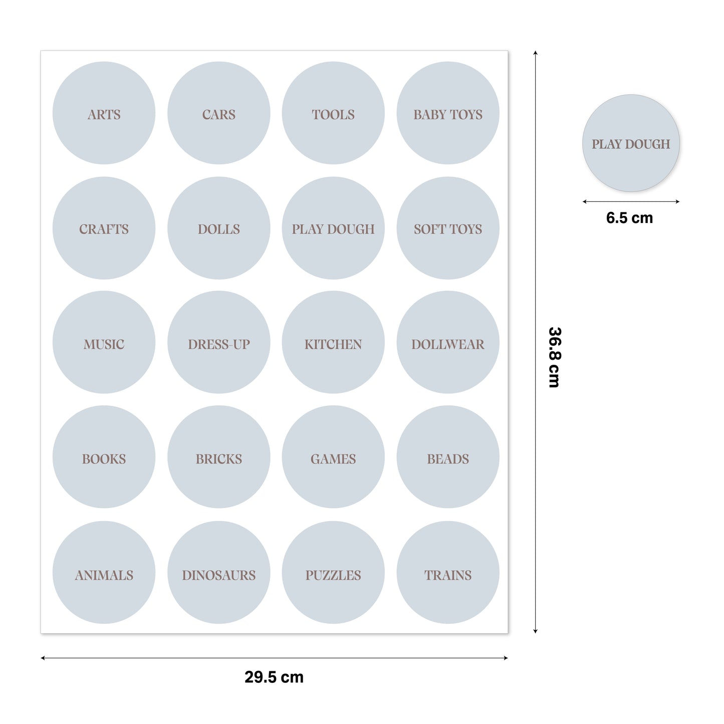 Ikea Trofast & Toy Storage Labels