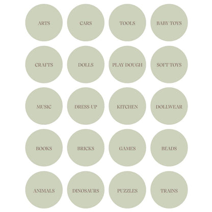 Ikea Trofast & Toy Storage Labels
