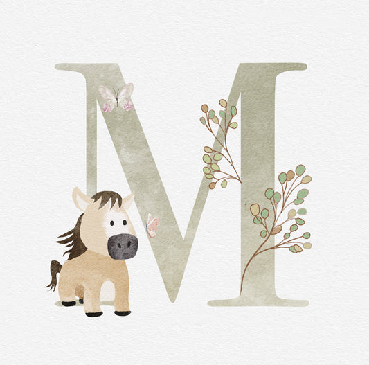 Letter M - Nursery Stickers
