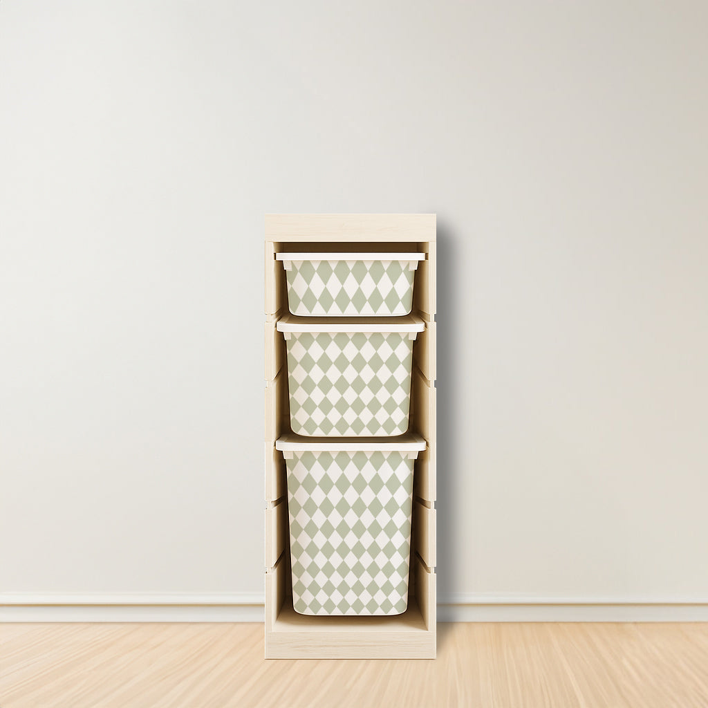 Diamond Stickers For Ikea Trofast Drawers (Side Facing Vertical Units)